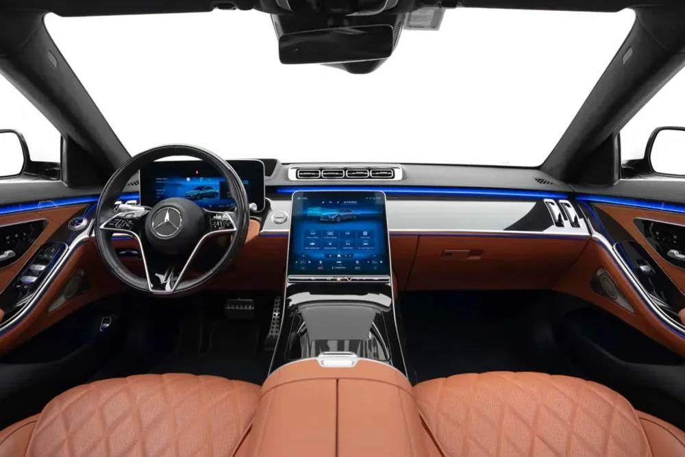 White Mercedes-Benz S580 for Rent in Dubai